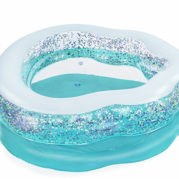 BESTWAY | Sparkle Shell Kiddie Pool 59" x 50" x 17"/1.50m x 1.27m x 43cm | BES115TOY01431