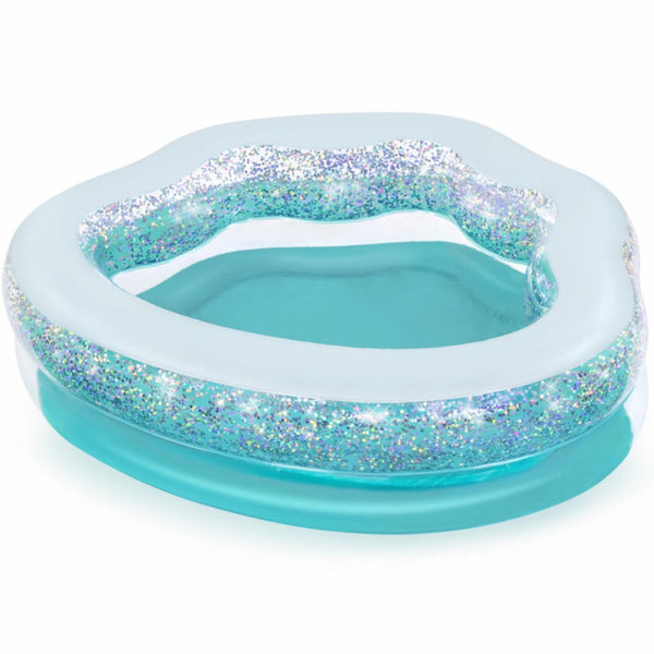 BESTWAY | Sparkle Shell Kiddie Pool 59" x 50" x 17"/1.50m x 1.27m x 43cm | BES115TOY01431