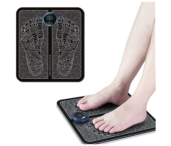 Mechanical Plastic EMS Automatic Foot Massager - Black  | JPK3313