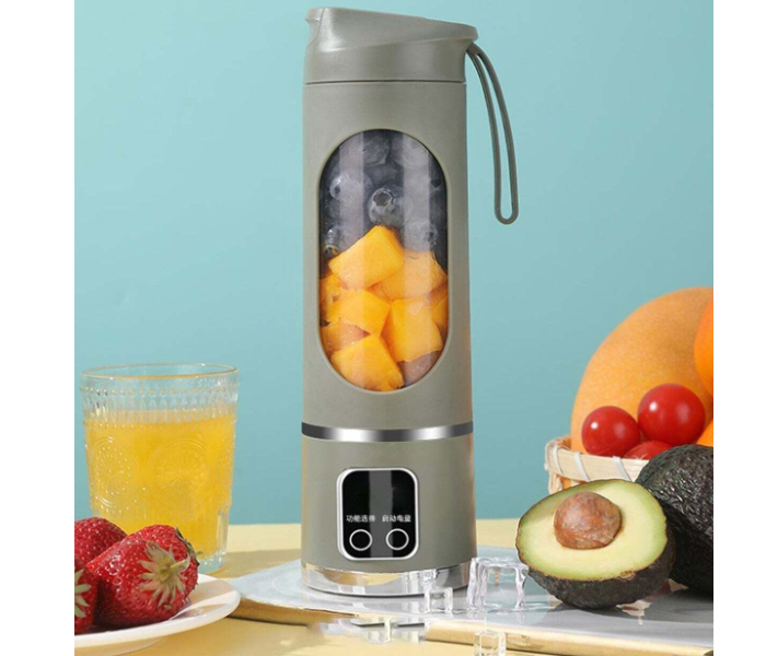 Portable Blender with LED Battery Display, 450ml Capacity, Ice Crushing Power - Rechargeable Smoothi | JPO2593