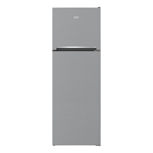 BEKO | Double Door Refrigerator, 350L, Brushed Silver | RDNE350K30XBN