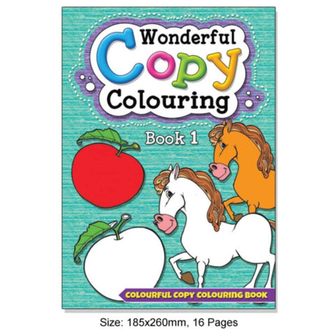 Wonderful Copy Colouring Book 1