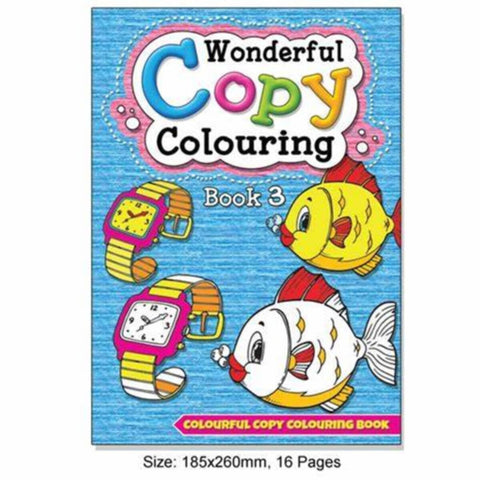 Wonderful Copy Colouring Book 3