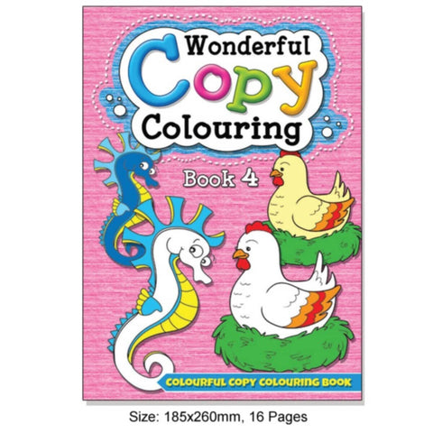 Wonderful Copy Colouring Book 4