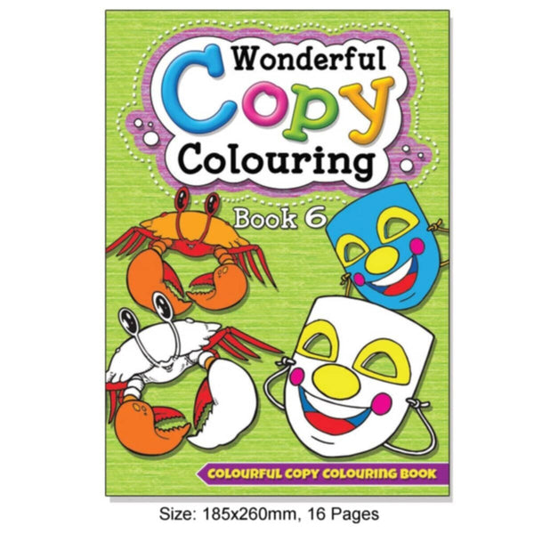 Wonderful Copy Colouring Book 6