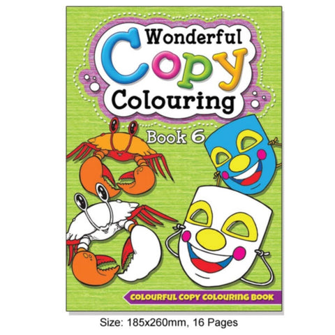 Wonderful Copy Colouring Book 6