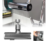 3 in 1 Waterfall Kitchen Faucet Tap with Pull Down Sprayer New Waterfall 360° Kitchen Sink Faucet Stainless Steel Adjustable Height Pull-Out Tube Hot Cold Switch Faucet | JPN5087