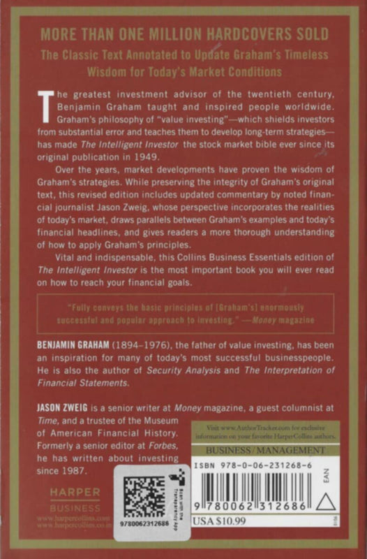 The Intelligent Investor The Definitive Book On Value Investing