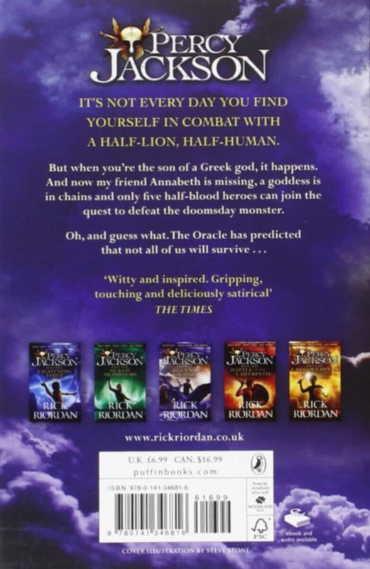 Percy Jackson And The Titan S Curse