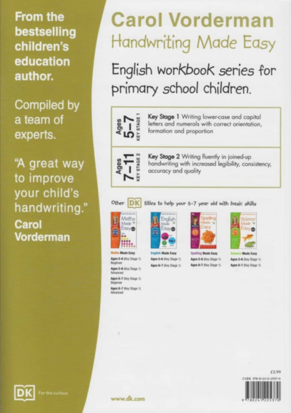 DkÂ  | Carol Vorderman Handwriting Made Easy Key Stage 1
