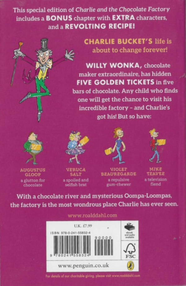 Roald Dahl Charlie And The Choclate Factory