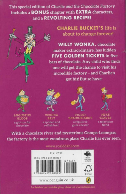Roald Dahl Charlie And The Choclate Factory