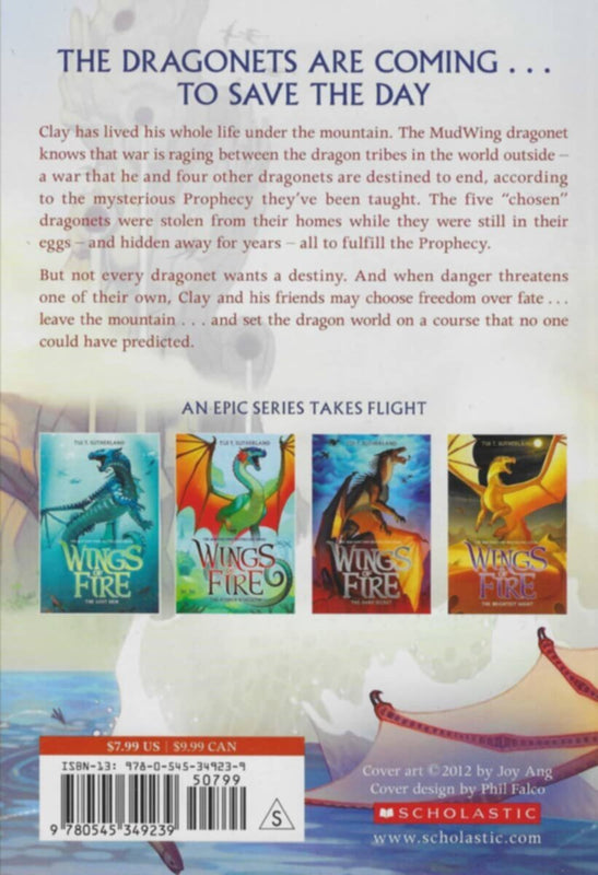 Scholastic | Wings Of Fire | The Dragonet Prophecy (Book One)