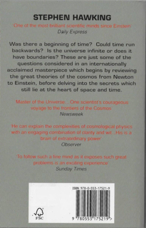 A Brief History Of Time Stephen Hawking