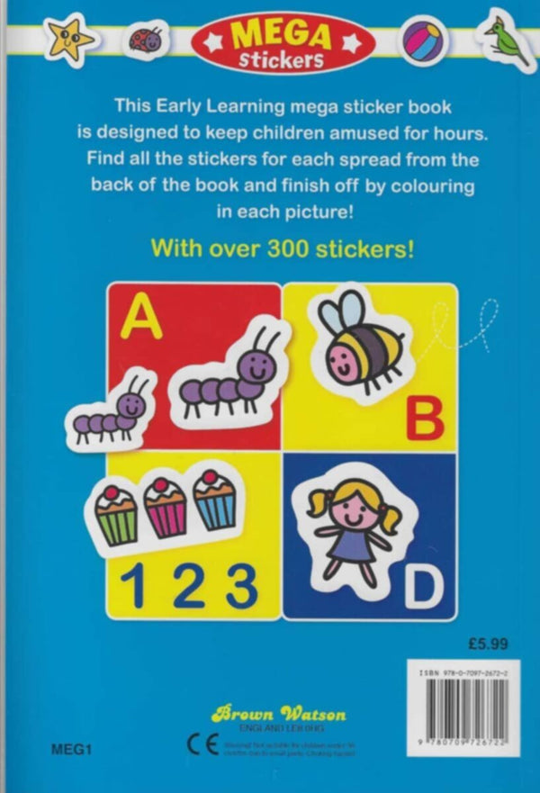 Brown Watson | Early Learning First Sticker And Colour 3000+ St