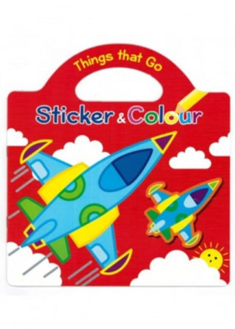Things That Go Sticker & Colour Book â€“ 3