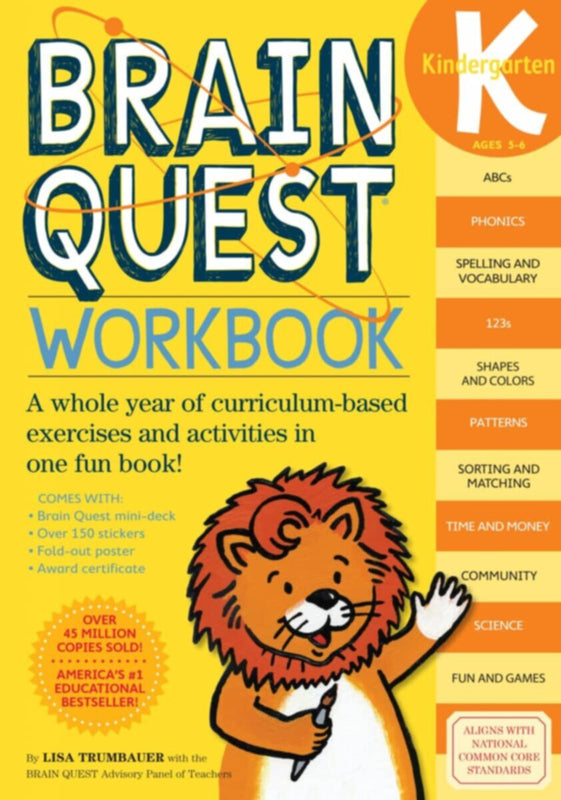 Workman | Brain Quest Workbook Kindergarten