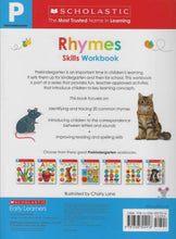 Scholastic  | Pre K Skills Workbook : Rhymes