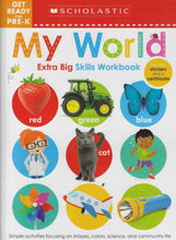 Scholastic  | Get Ready For Pre | K My World Extra Big Skills Wo
