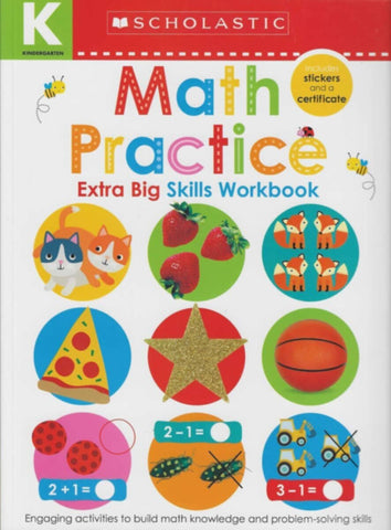 Scholastic  | Kindergarten Math Practice Extra Big Skills Work