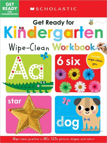Scholastic â€“ Kindergarten Wipe-Clean Workbook