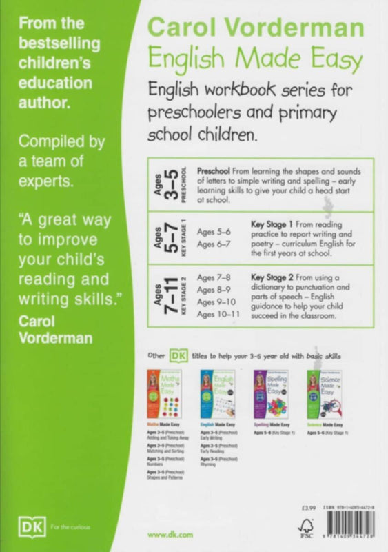 DkÂ  |  English Made Easy: The Alphabet Ages 3-5