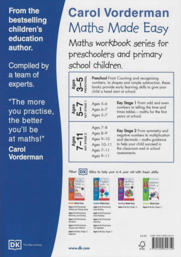 DkÂ  | Maths Made Easy: Advanced Ages 5-6