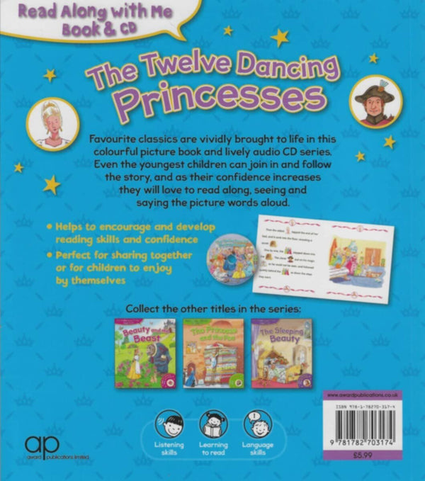 Award | Rawm Princess Tales Book & Cd The Twelve Dancing Princesses