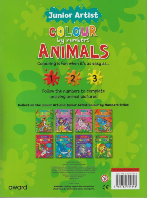 Award | Junior Artist Colour By Number :Animals