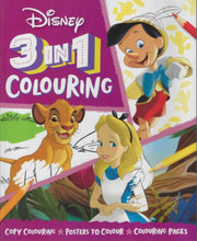Disney 3 In 1 Colouring
