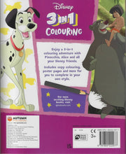 Disney 3 In 1 Colouring