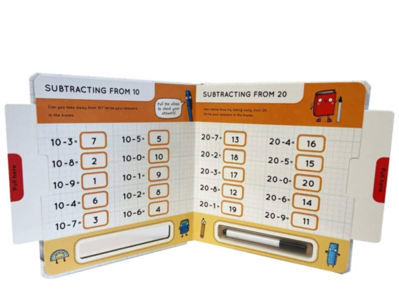 Slide To Reveal Answers Subtraction