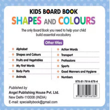 Kids Board Book Shapes And Colours