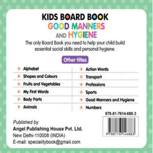 Kids Board Book Good Manners And Hygiene