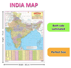 Educational Chart Political Map India