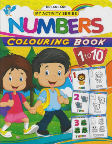Dl | Numbers Colouring Book 1 To 10