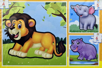 My Jigsaw Puzzle Of Wild Animals Age 2+
