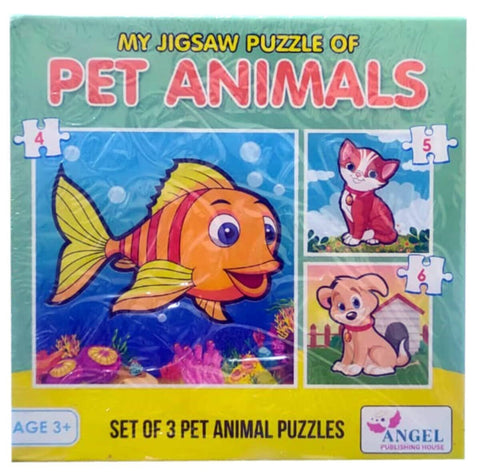 My Jigsaw Puzzle Of Pet Animals Age 2+