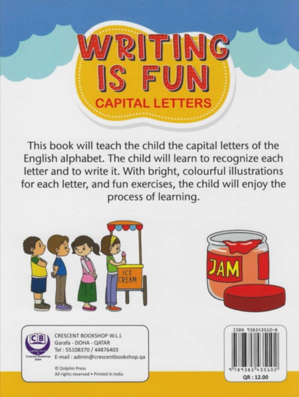 Crescent | Writing Is Fun Capital Lettrs