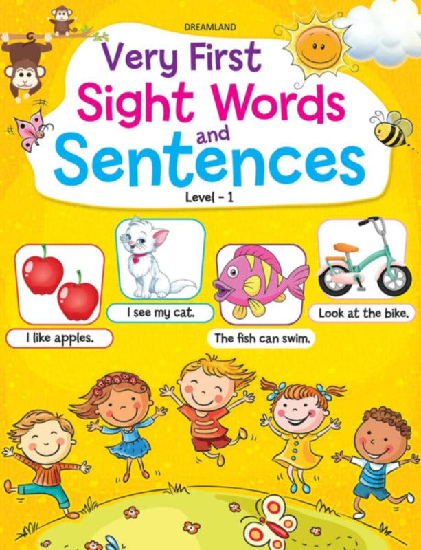 Very First Sight Words And Sentences Level -1