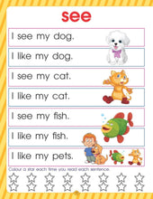 Very First Sight Words And Sentences Level -1