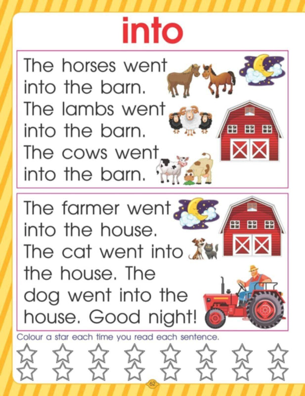 Very First Sight Words And Sentences Level -1