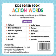 Kids Board Book Action Words