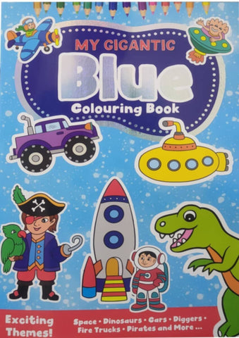 My Gigantic Blue Colouring Book