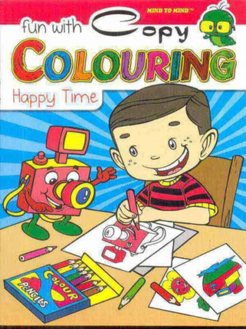 Fun With Copy Colouiring Happy Time
