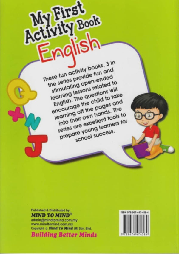 My First Activity Book English Book 1