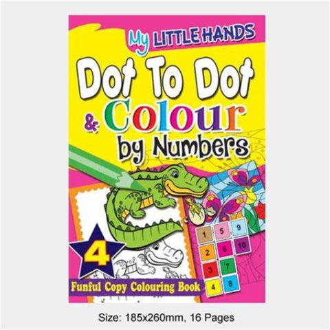 My Little Hands Dot To Dot & Colour By Numberfunful Copy Colouring Book 4