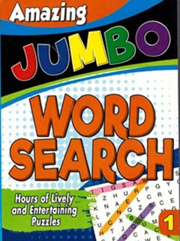 Amazing Jumbo Word Search Book 1