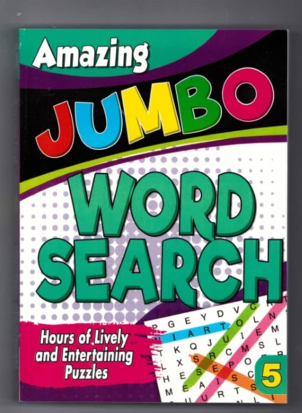 Amazing Jumbo Word Search Book 5