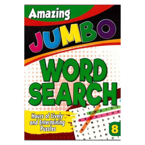 Amazing Jumbo Word Search Book 8